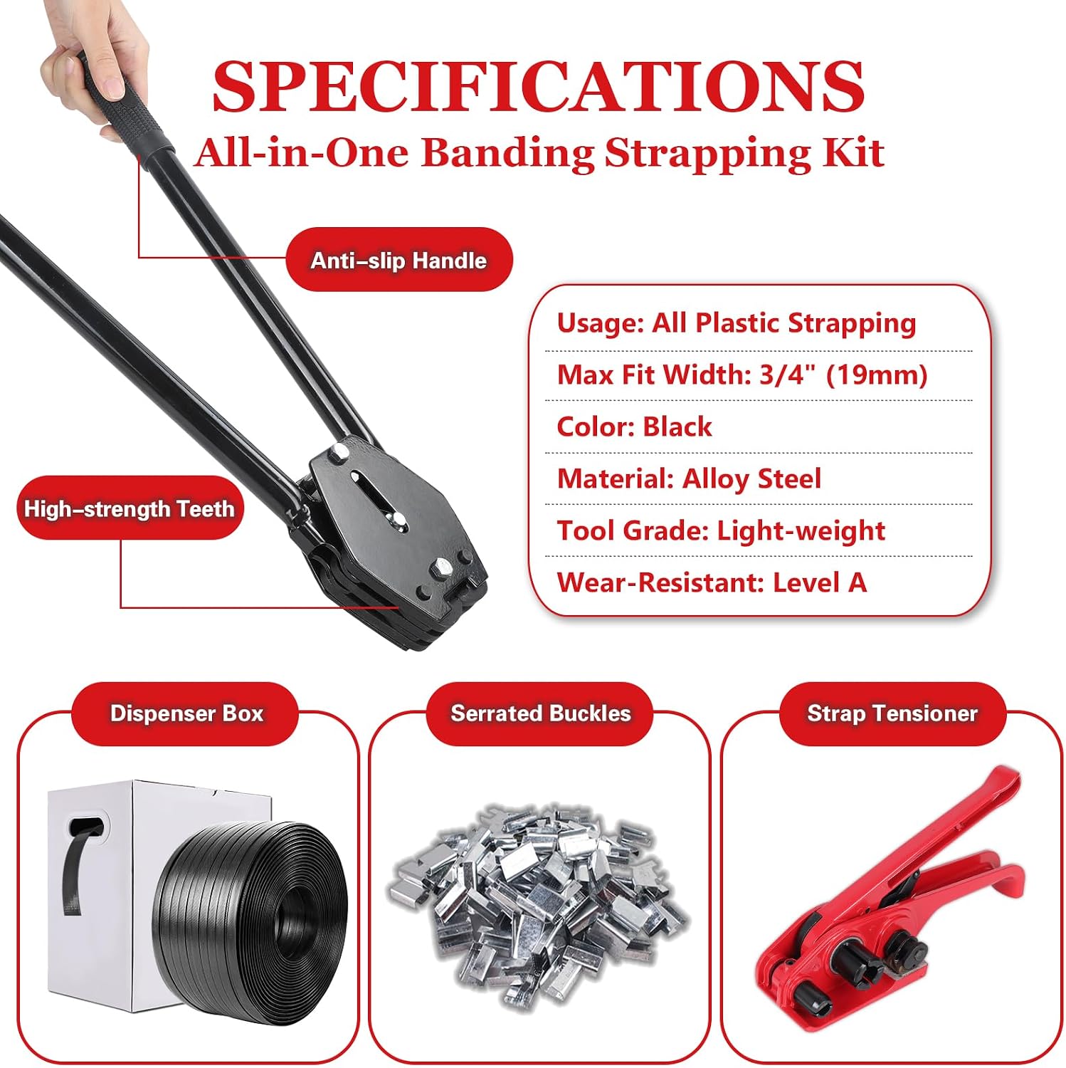 1:2” PP Strapping Kit – 300 lbs-2